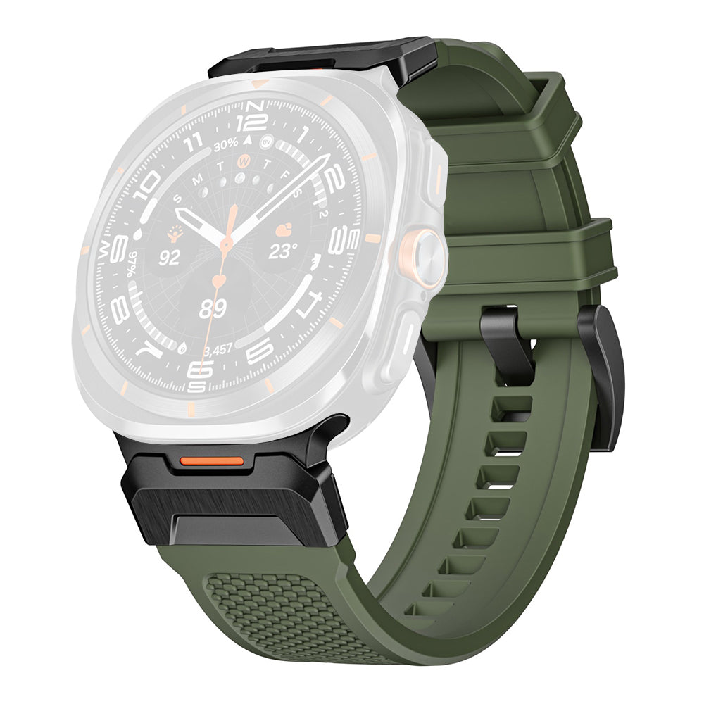 Kaiš Techsuit W068 za Samsung Galaxy Watch Ultra, Crno Zeleni