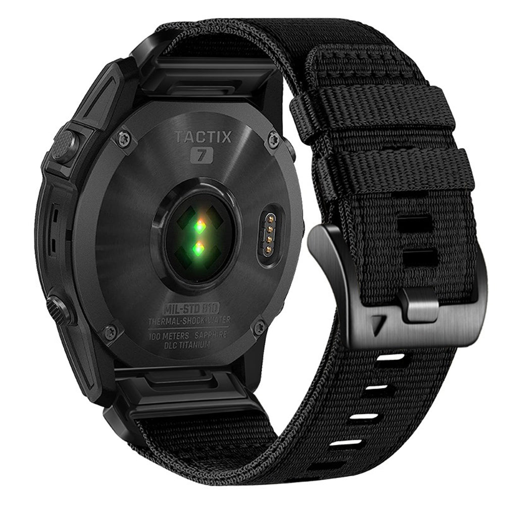 Kaiš Techsuit W070 za Garmin Instinct / Approach / Fenix seriju satova, 20mm, Crna