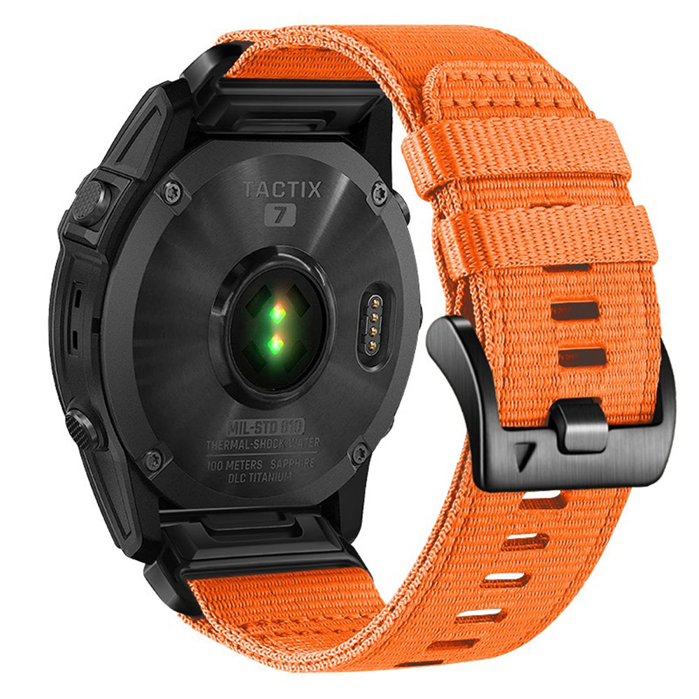 Curea Techsuit W070 za Garmin Instinct / Approach / Fenix Watch Series, 20mm, Narandžasta