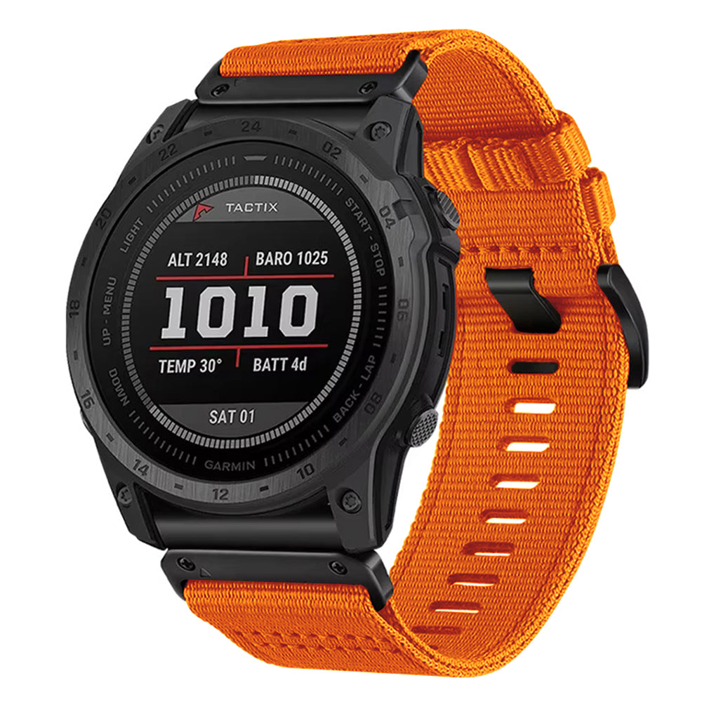 Curea Techsuit W070 za Garmin Instinct / Approach / Fenix Watch Series, 20mm, Narandžasta