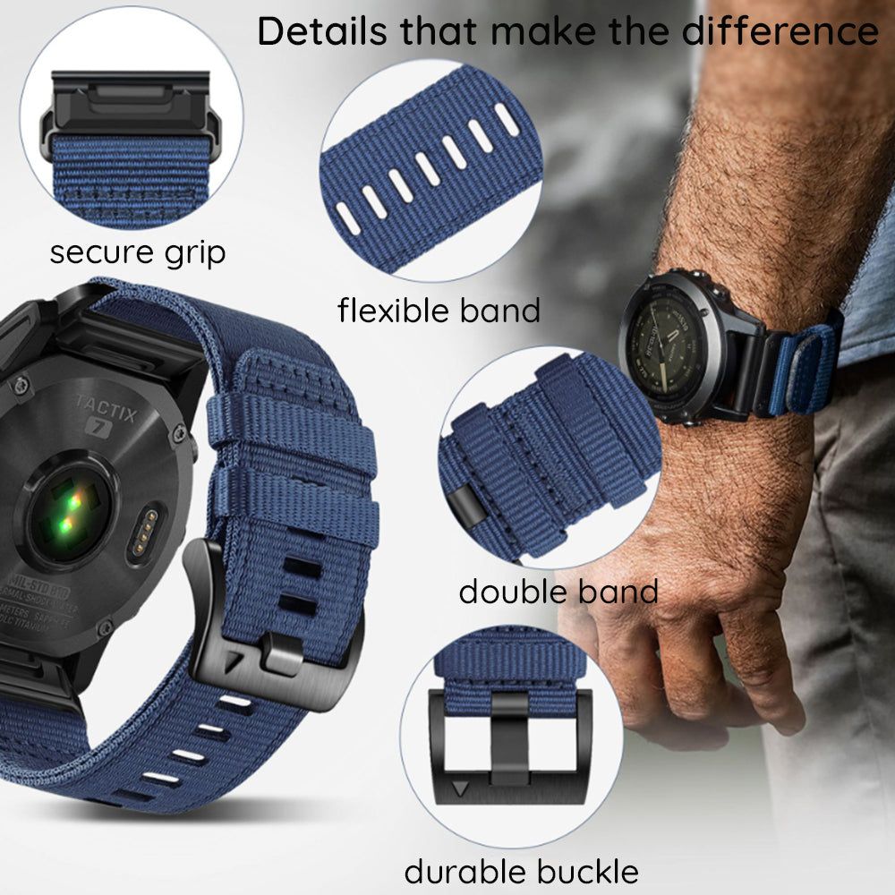 Kaiš Techsuit W070 za Garmin Watch Fenix / Forerunner / Approach Series, 22mm, Narandžasti