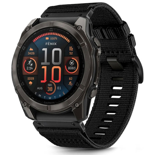 Kaiš Techsuit W070 za Garmin Watch Fenix seriju, 26mm, Crna