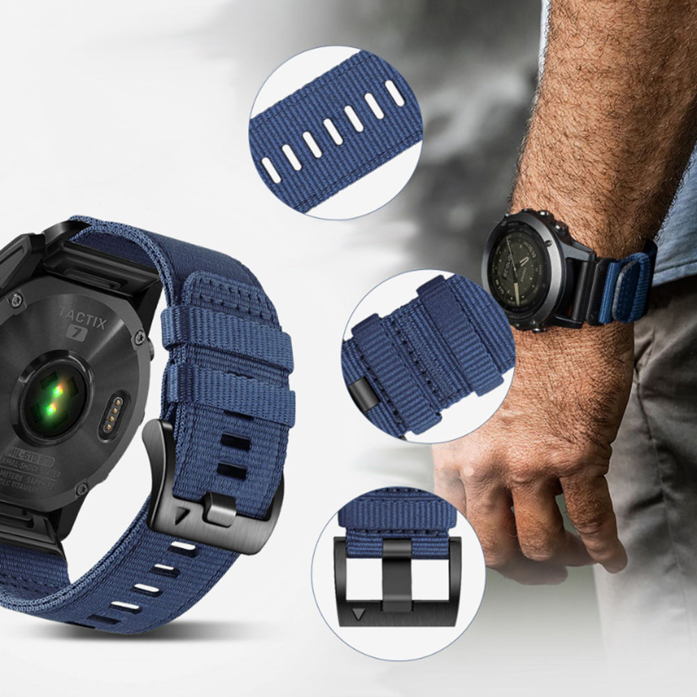 Kaiš Techsuit W070 za Samsung Galaxy Watch / Huawei Watch Series, 20mm, Crna