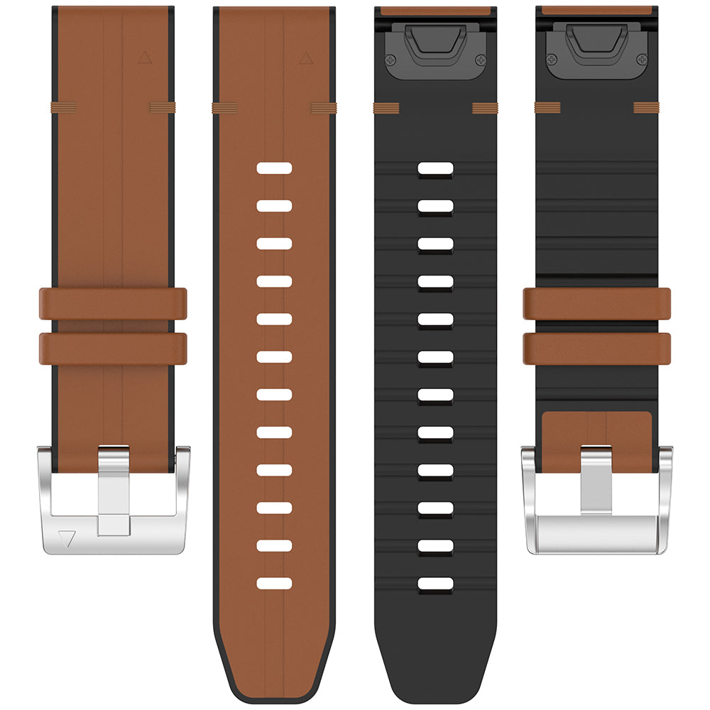 Kaiš Techsuit W071 za Garmin Watch Fenix / Forerunner Series, 22mm, Braon