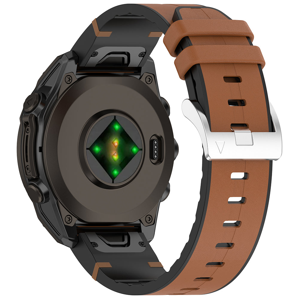 Kaiš Techsuit W071 za Garmin Watch Fenix / Forerunner Series, 22mm, Braon