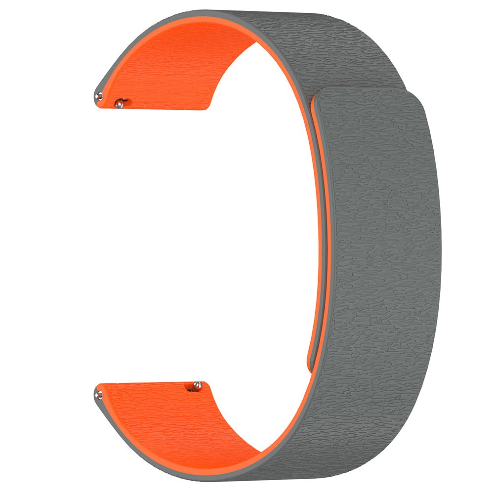 Kaiš Techsuit W074 za Samsung Galaxy Watch Series, 20mm, Sivo-narandžasta