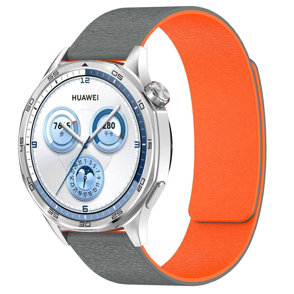 Kaiš Techsuit W074 za Samsung Galaxy Watch Series, Sivo-Narandžasti