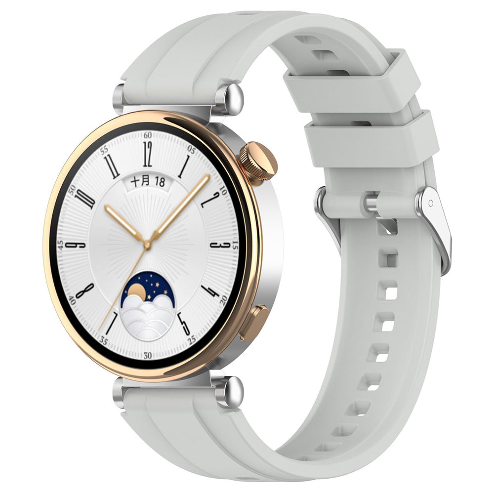 Kaiš Techsuit W075 za Huawei Watch / Garmin Watch seriju, 18mm, Sivi