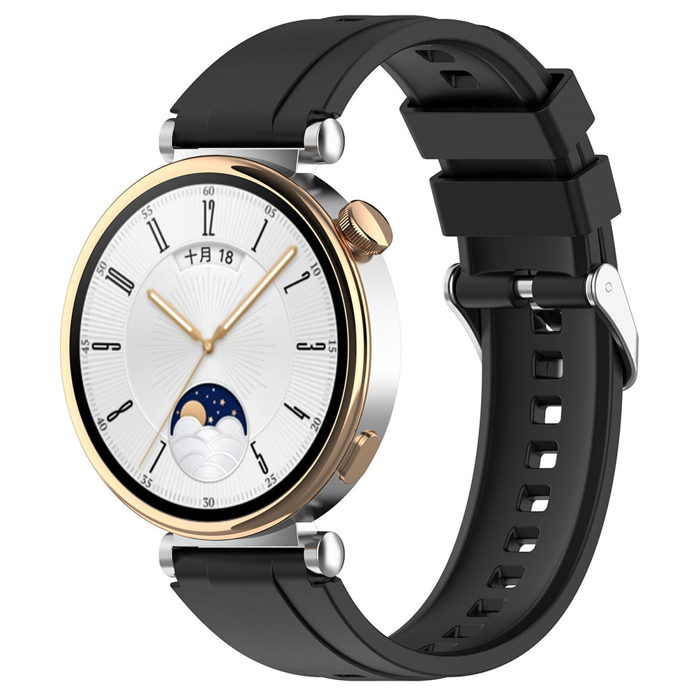 Kaiš Techsuit W075 za Huawei Watch / Garmin Watch seriju, 18mm, Crna