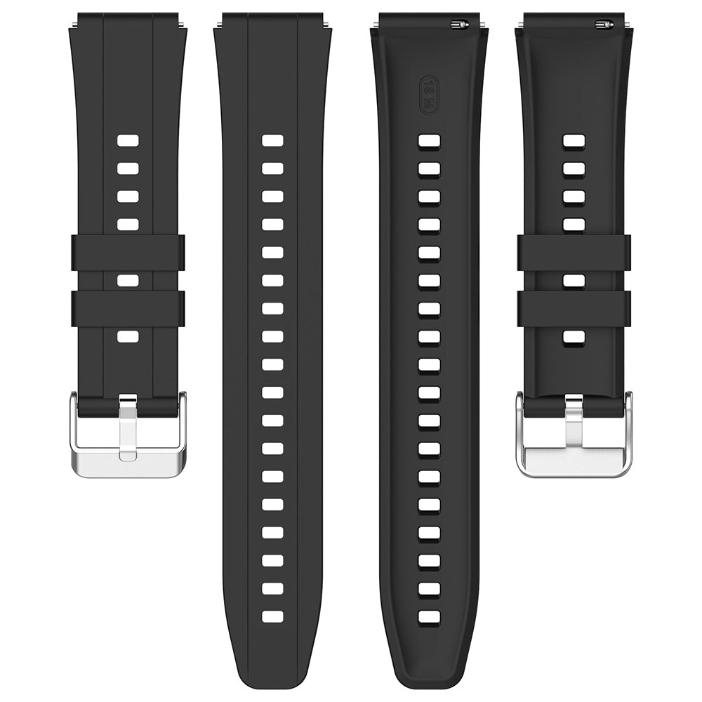 Kaiš Techsuit W075 za Huawei Watch / Garmin Watch seriju, 18mm, Crna