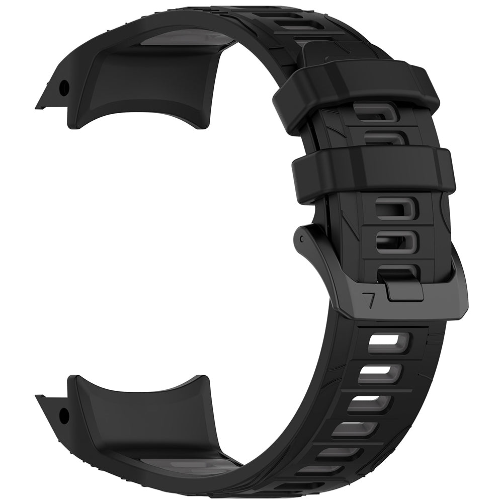 Kaiš Techsuit W077 za Garmin Instinct 3 45mm Solar / Instinct 3 45mm, Crno Sivi