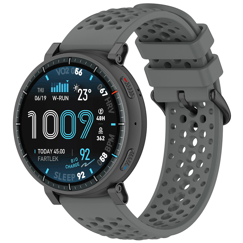 Curea Techsuit W083 za Amazfit Watch / Samsung Watch Series, 22mm, Siva