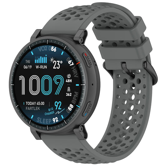Curea Techsuit W083 za Amazfit Watch / Samsung Watch Series, 22mm, Siva