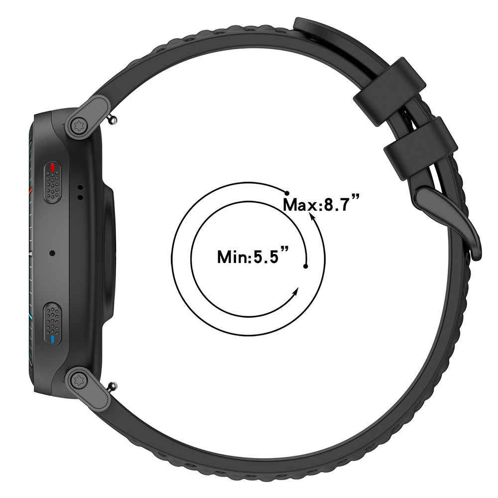 Curea Techsuit W083 za Amazfit Watch / Samsung Watch Series, 22mm, Siva