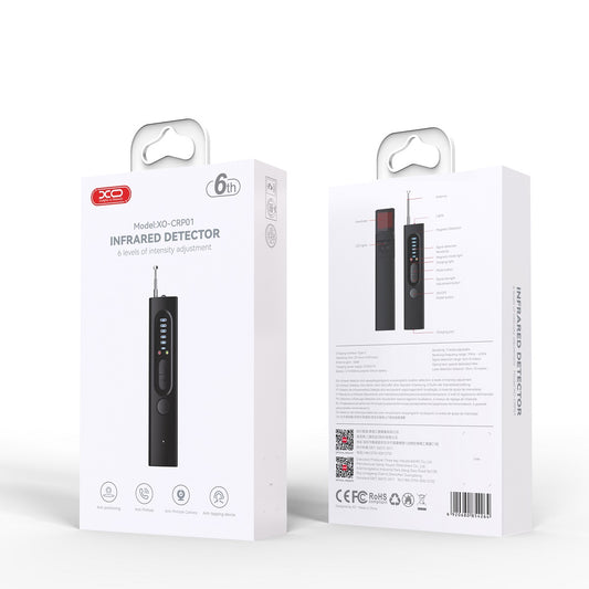 IR detektor GSM uređaja / skrivenih mikrofona / GPS lokatora XO Design CRP01, Crna