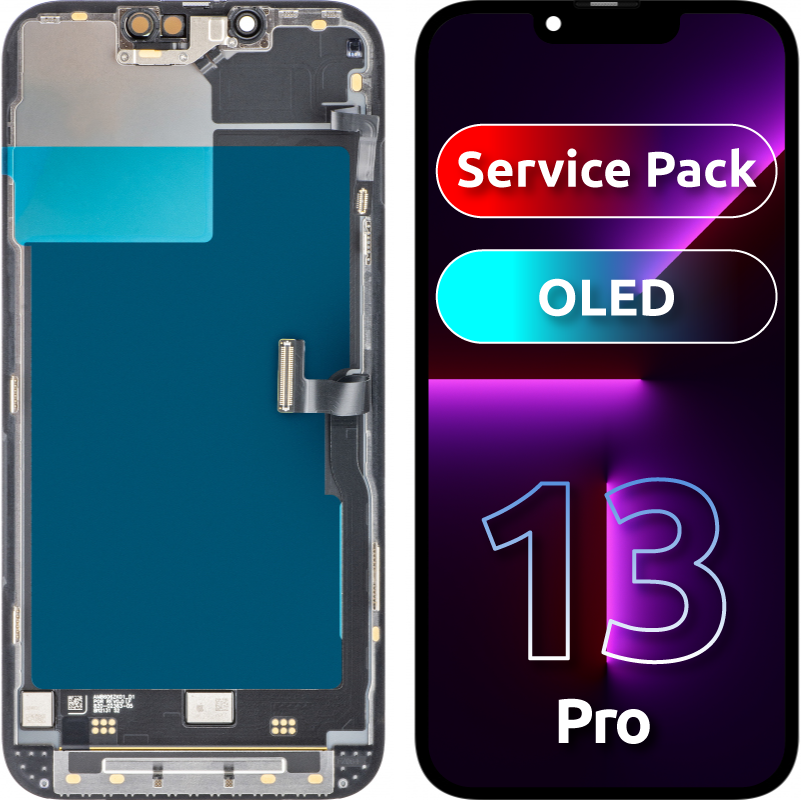 Display sa Touchscreen-om Apple iPhone 13 Pro, sa Ramom, Crni, Service Pack 661-21993