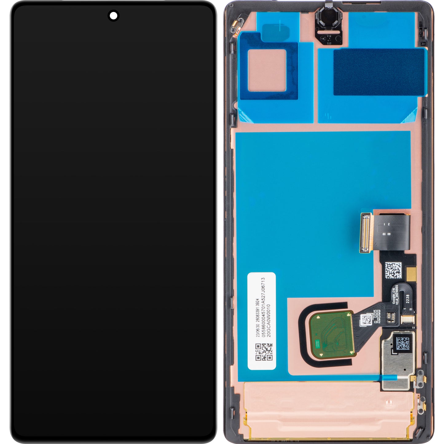 Display sa Touchscreen-om Google Pixel 7 Pro, Service Pack G949-00290-01