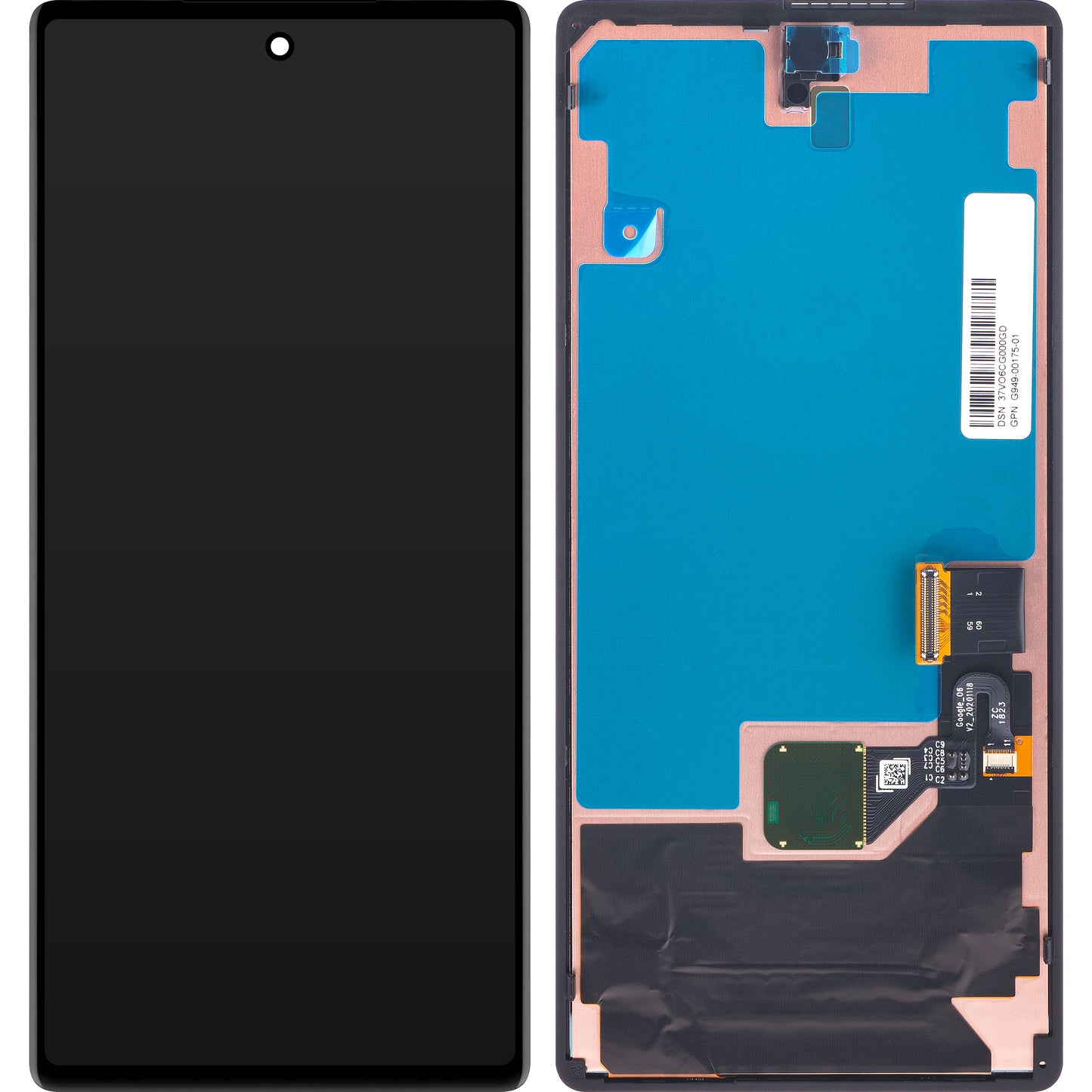 Display sa Touchscreen-om Google Pixel 6, Service Pack G949-00175-01