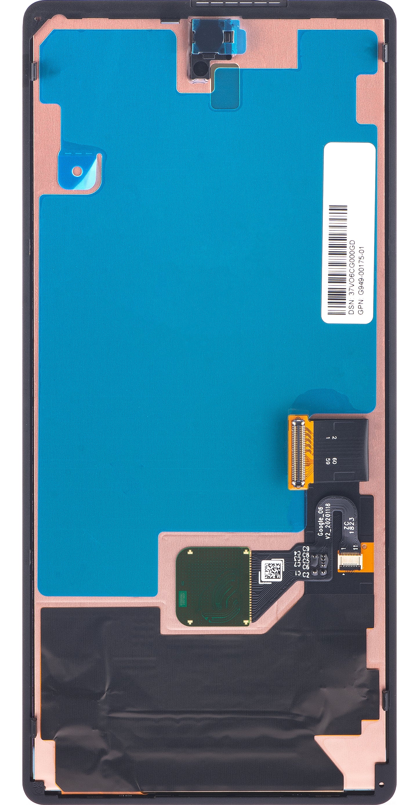 Display sa Touchscreen-om Google Pixel 6, Service Pack G949-00175-01