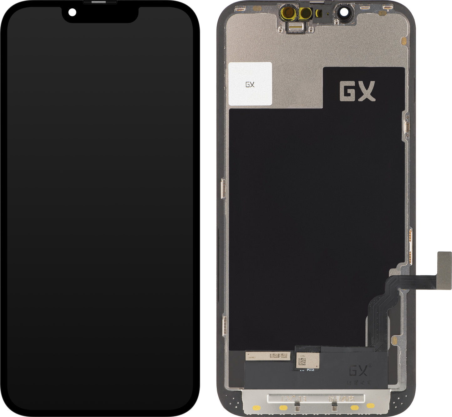 Display sa Touchscreenom GX za Apple iPhone 13, sa Ramom, OLED IC Movable verzija, Crni