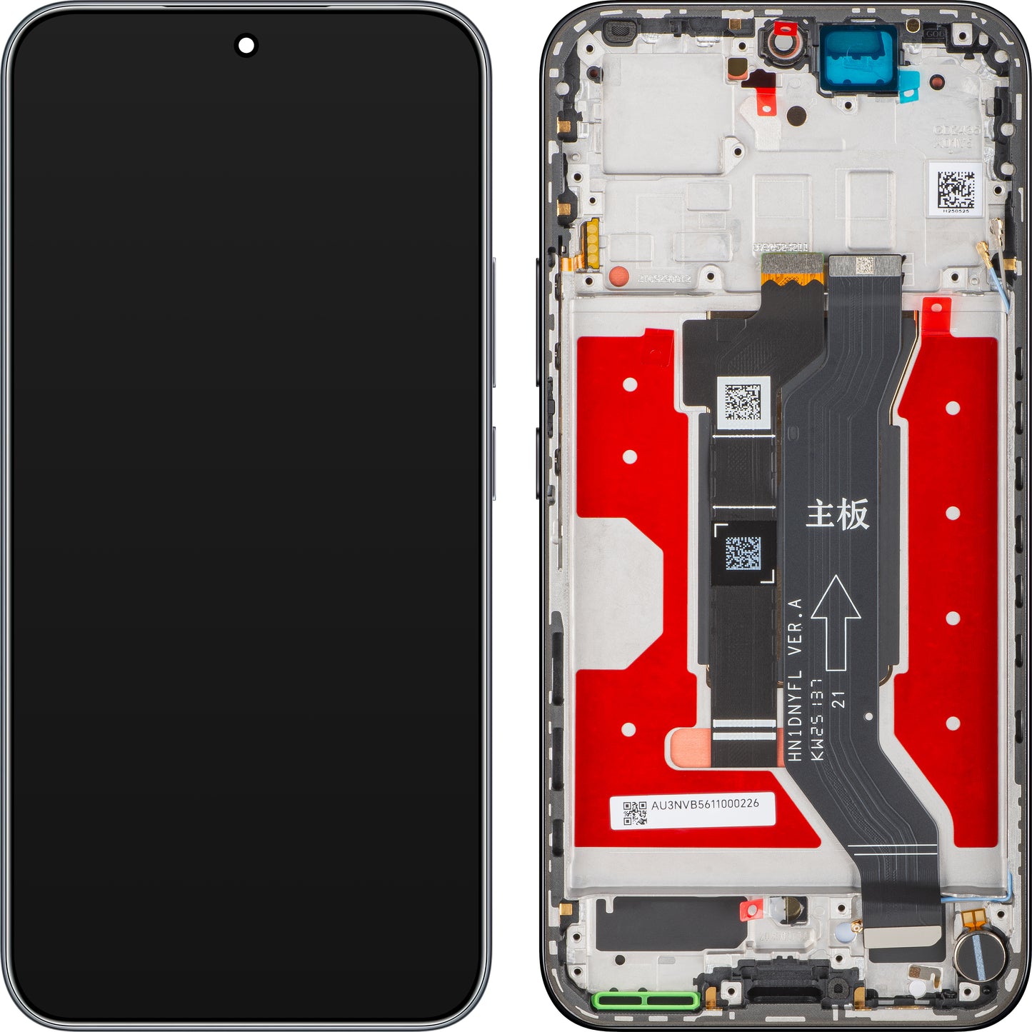 Display sa Touchscreen-om Honor 400, sa Ramom, Crni (Midnight Black), Service Pack 0235APNR