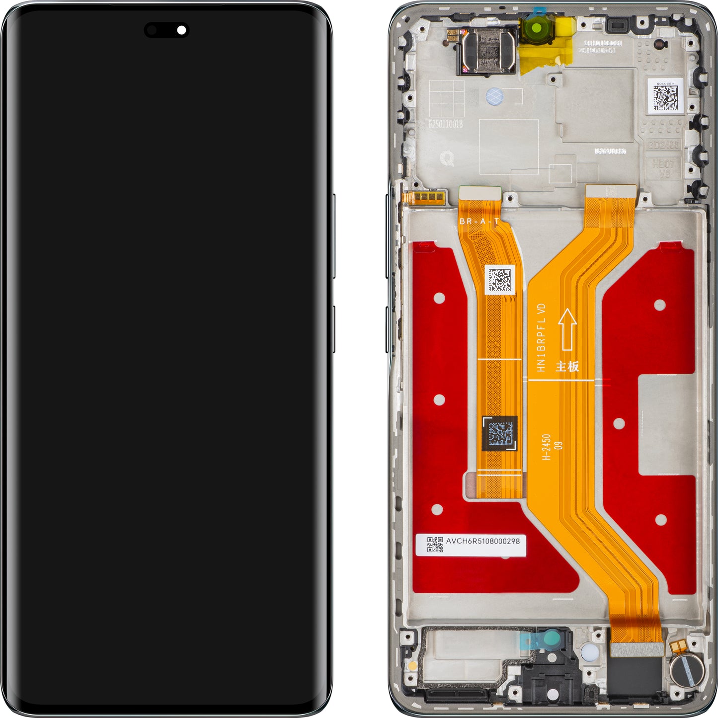 Display sa Touchscreen-om Honor Magic7 Lite, sa Ramom, Crni (Titanium Black), Service Pack 0235AMMM