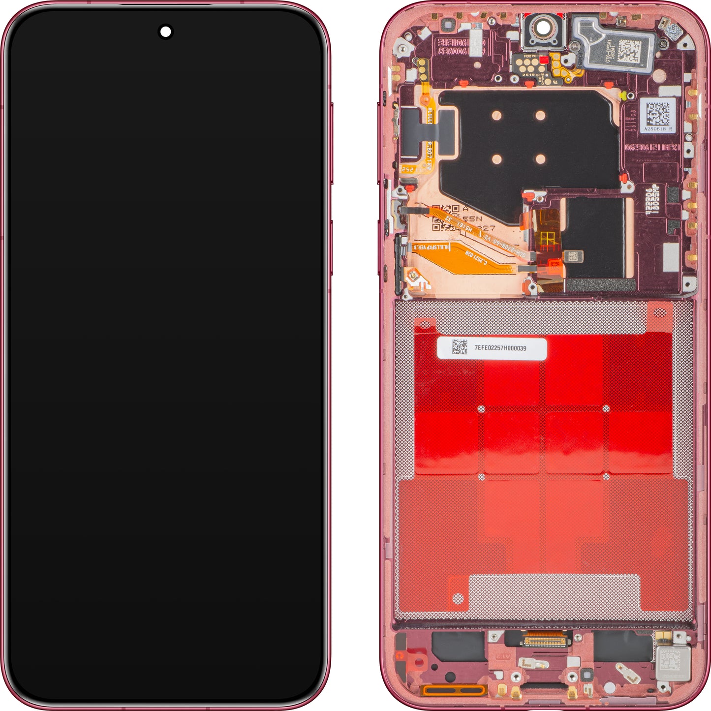 Display sa Touchscreen-om Huawei Pura 80 Pro, sa Ramom, Crvena (Glazed Red), Service Pack 02357EFE