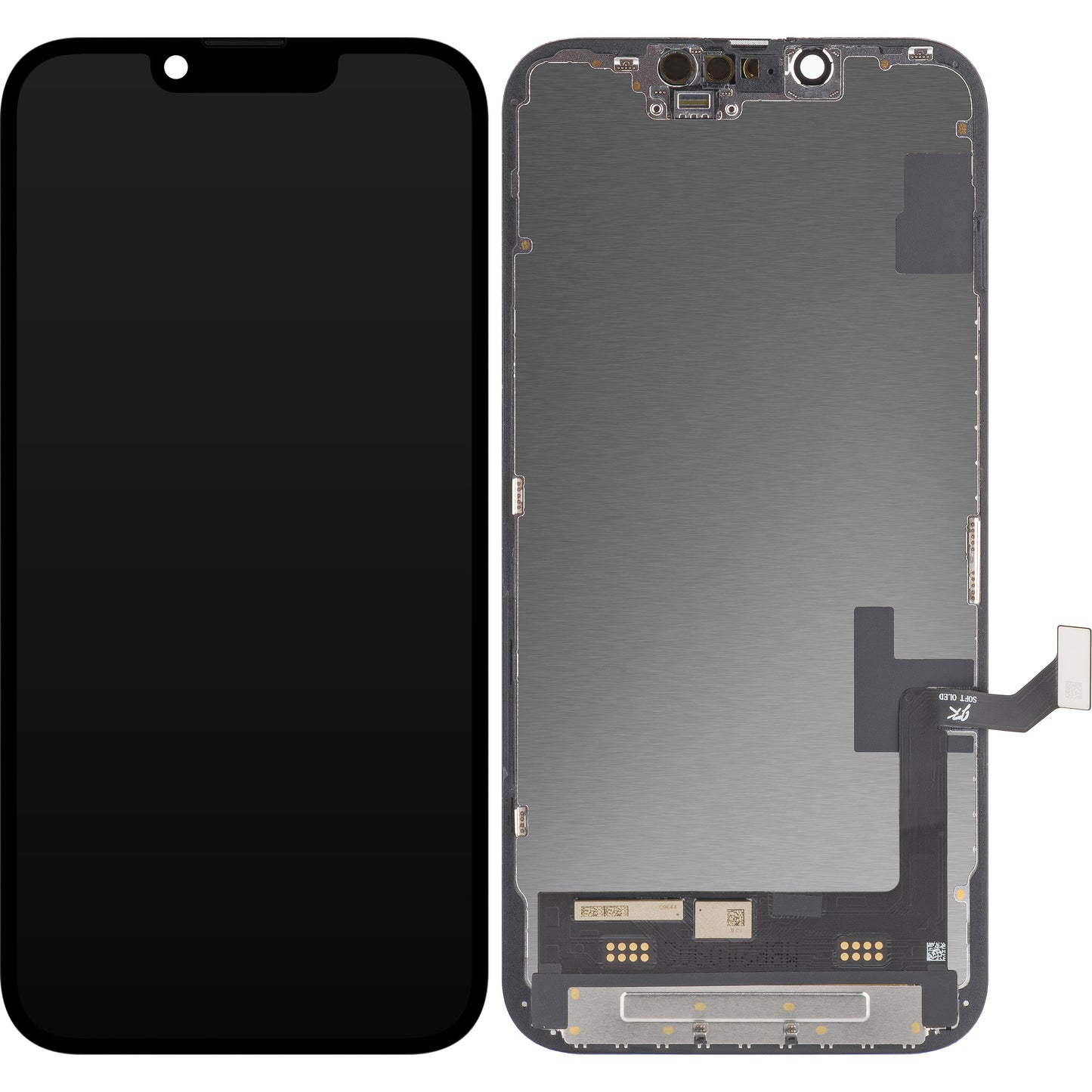 Display sa Touchscreenom JK za Apple iPhone 14, sa Ramom, OLED Verzija, Crni