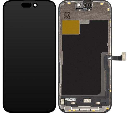 Display sa Touchscreenom JK za Apple iPhone 15 Pro, sa Ramom, LCD In-Cell Verzija, Crni