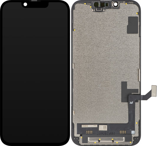 Display sa Touchscreenom JK za Apple iPhone 16e, sa Ramom, LCD In-Cell IC Movable verzija, Crni