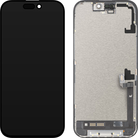 Display sa ekranom osetljivim na dodir JK za Apple iPhone 17, sa ramom, verzija LCD In-Cell IC Movable, crna