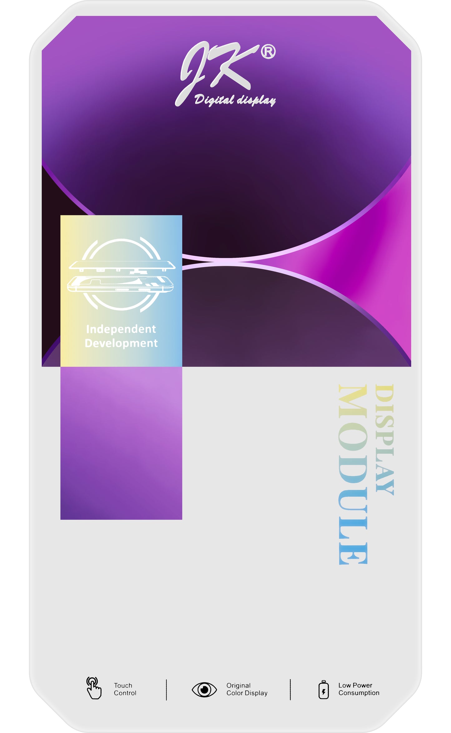 Display sa Touchscreenom JK za Apple iPhone 14, sa Ramom, LCD In-Cell Verzija, Crni