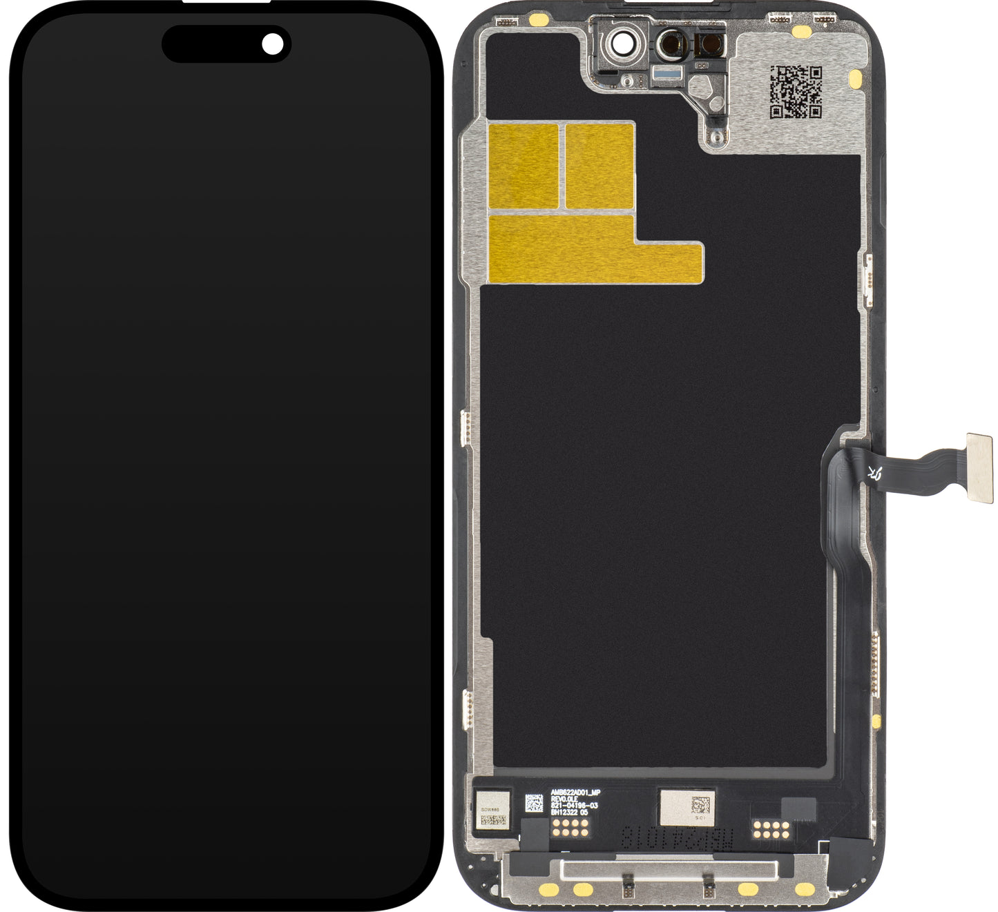 Display sa Touchscreenom JK za Apple iPhone 14 Pro, sa Ramom, LCD In-Cell IC Movable verzija, Crni