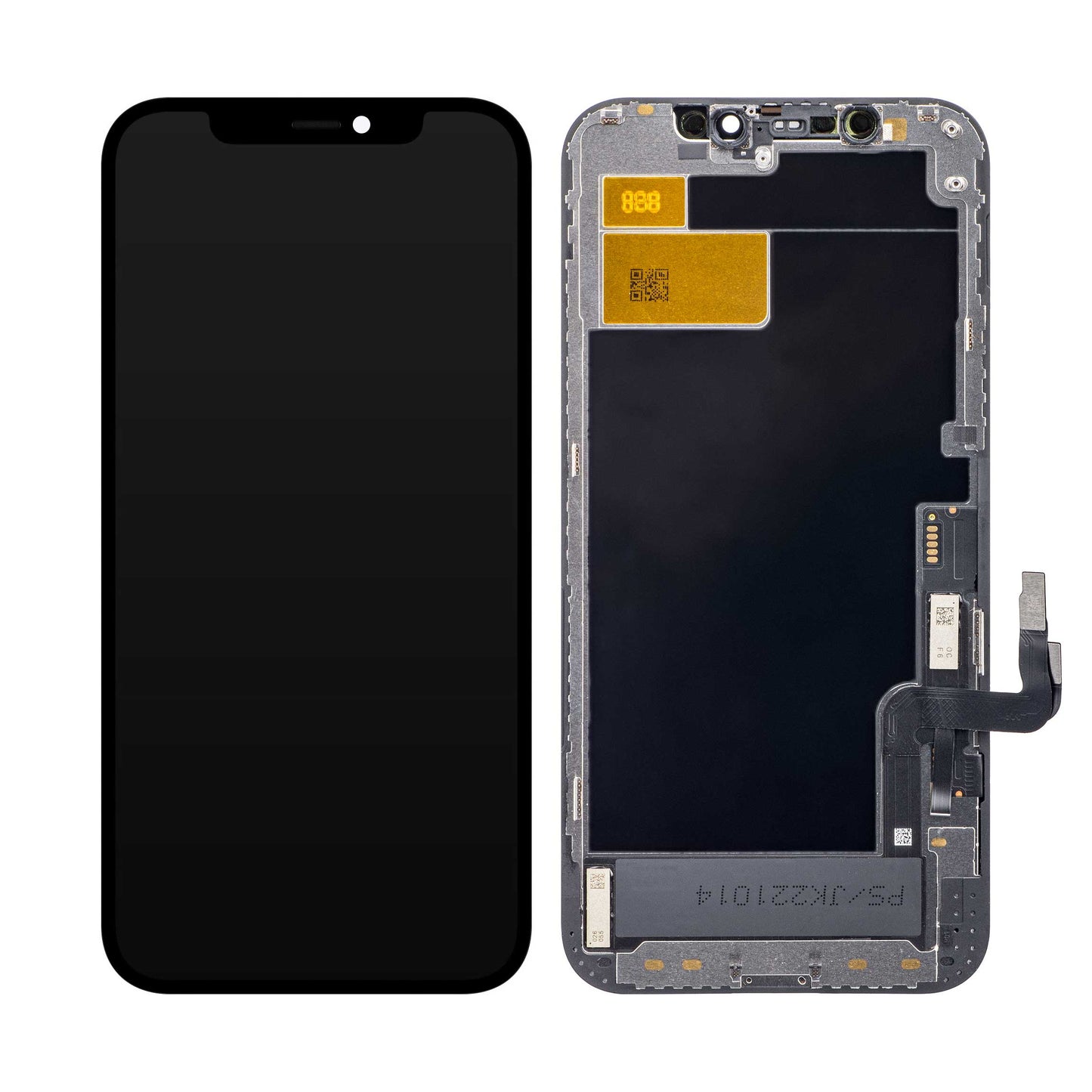 Display sa Touchscreenom JK za Apple iPhone 12 / 12 Pro, sa Ramom, LCD In-Cell Verzija, Crni