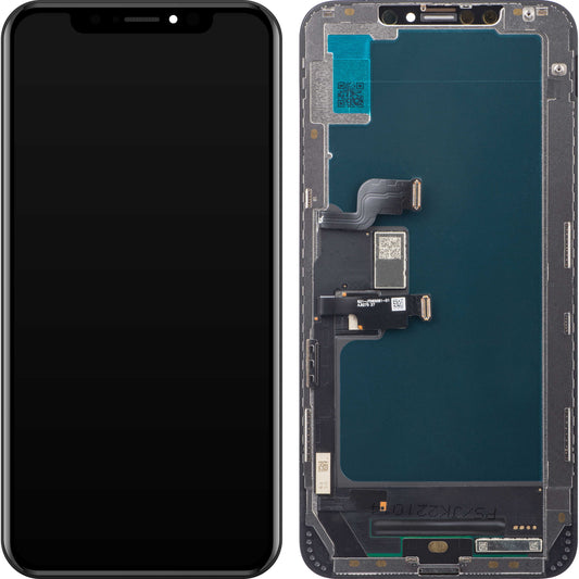 Display sa Touchscreenom JK za Apple iPhone XS Max, sa Ramom, LCD In-Cell Verzija, Crni