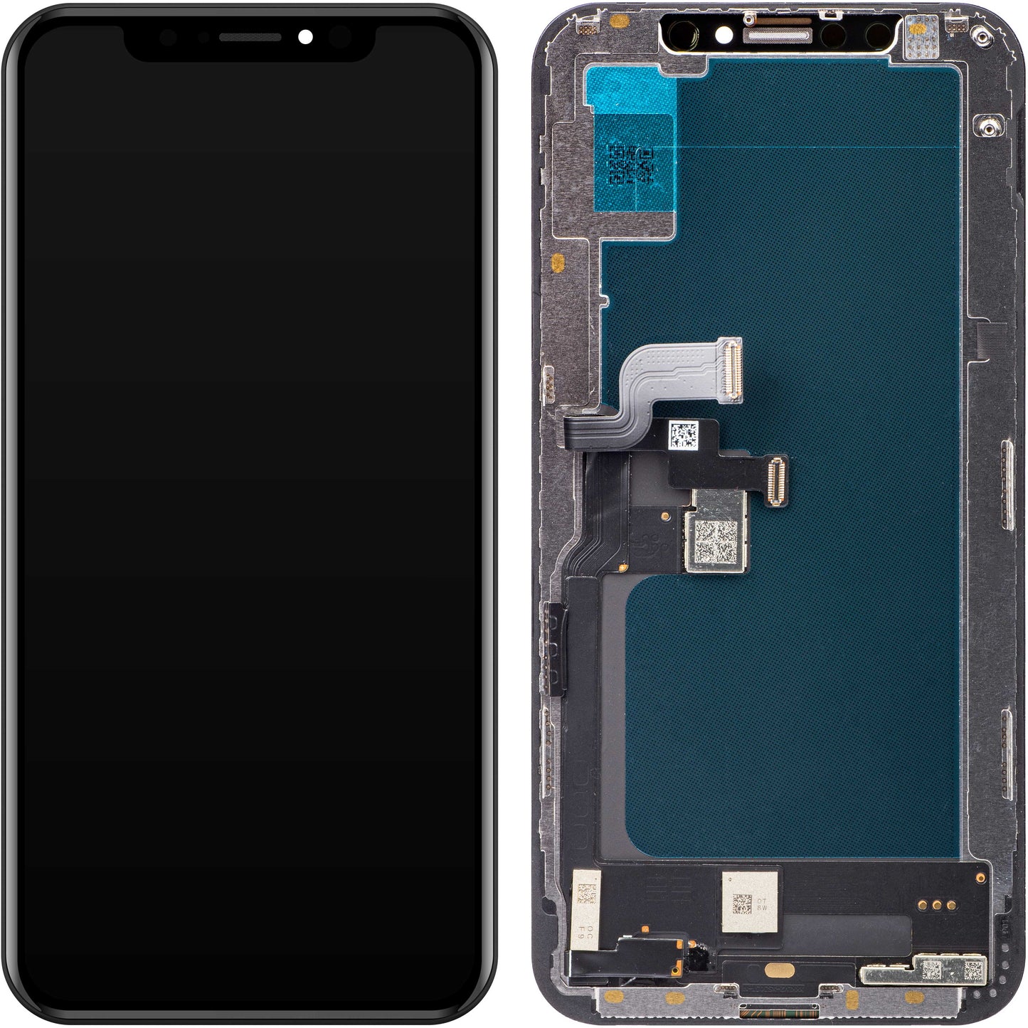 Display sa Touchscreenom JK za Apple iPhone XS, sa Ramom, LCD In-Cell Verzija, Crni