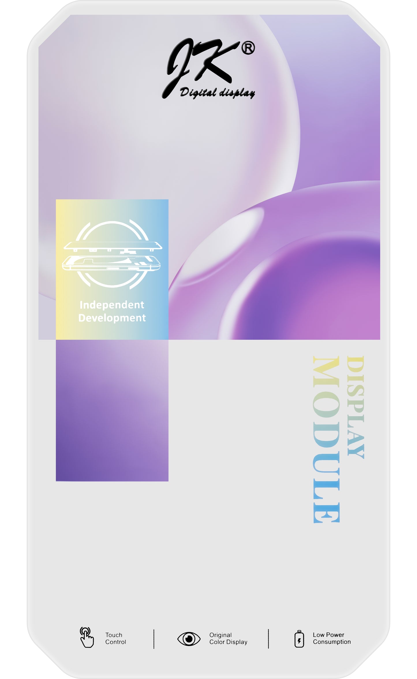 Display sa Touchscreenom JK za Apple iPhone 14 Pro, sa Ramom, LCD In-Cell IC Movable verzija, Crni