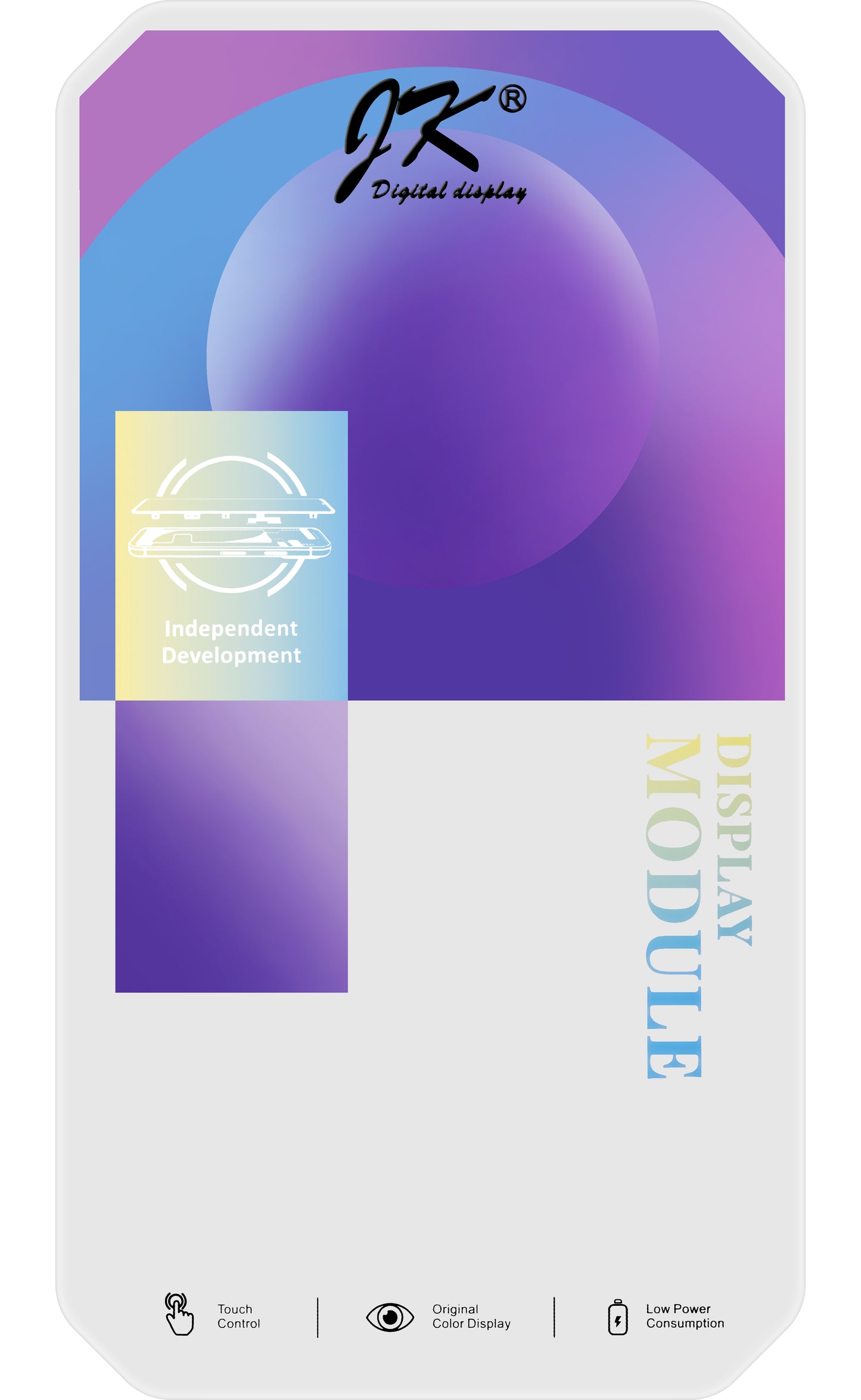 Display sa Touchscreenom JK za Apple iPhone 13 Pro, sa Ramom, LCD In-Cell IC Movable verzija, Crni