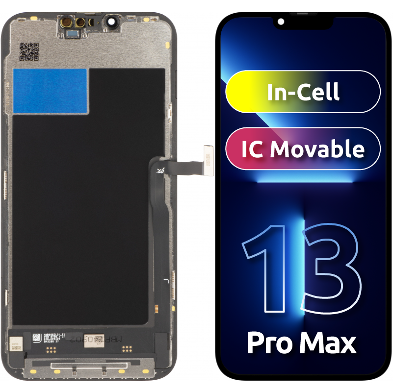 Display sa Touchscreenom JK za Apple iPhone 13 Pro Max, sa Ramom, LCD In-Cell Verzija, Crni