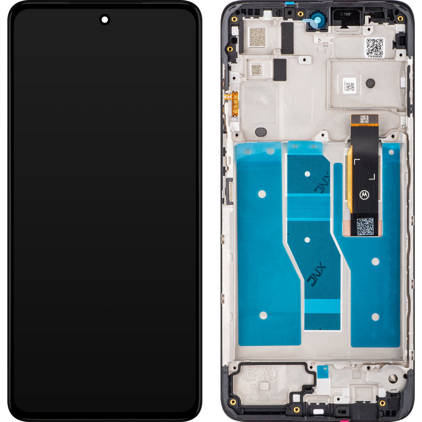 Display sa Touchscreen-om Motorola Moto G52, sa Ramom, Crni, Service Pack 5D68C20495