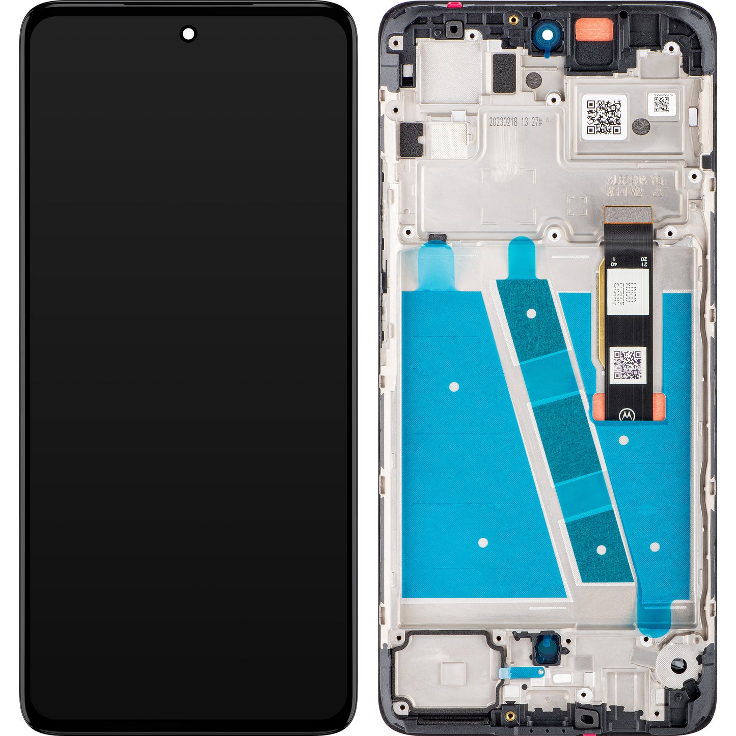 Display sa Touchscreen-om Motorola Moto G72, sa Ramom, Crni, Service Pack 5D68C21701