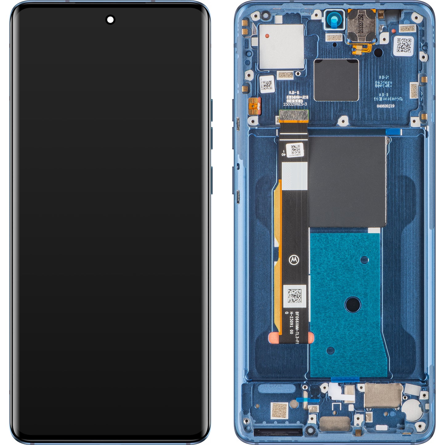 Display sa Touchscreen-om Motorola Edge 40, sa Ramom, Plavi (Lunar Blue), Service Pack 5D68C22671