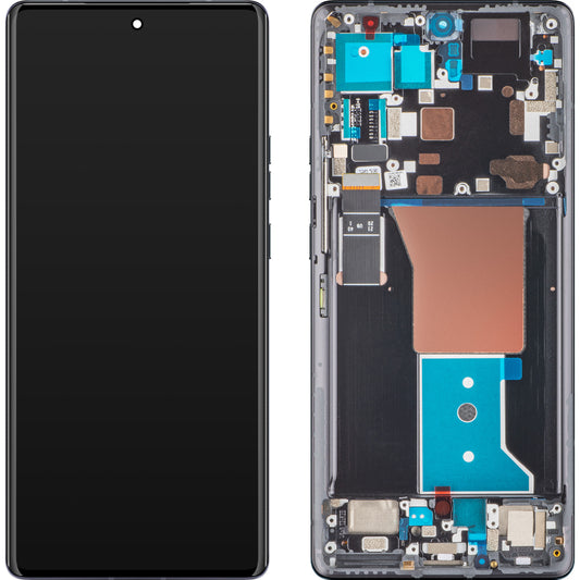 Display sa Touchscreen-om Motorola Edge 40 Pro, sa Ramom, Crni (Interstellar Black), Service Pack 5D68C22010
