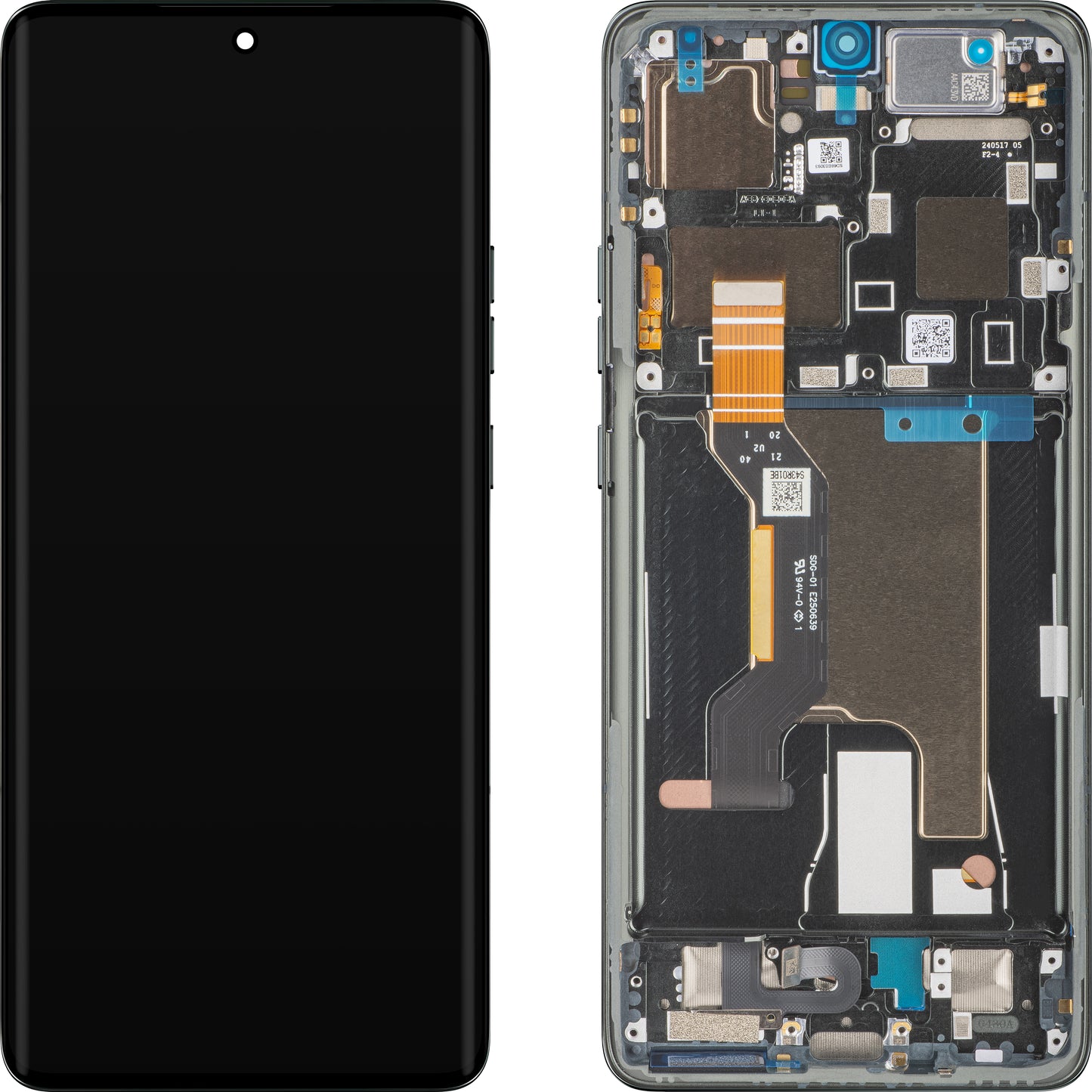 Display sa Touchscreen-om Motorola Edge 50 Ultra, sa Ramom, Crni (Forest Grey), Service Pack 5D68C24483