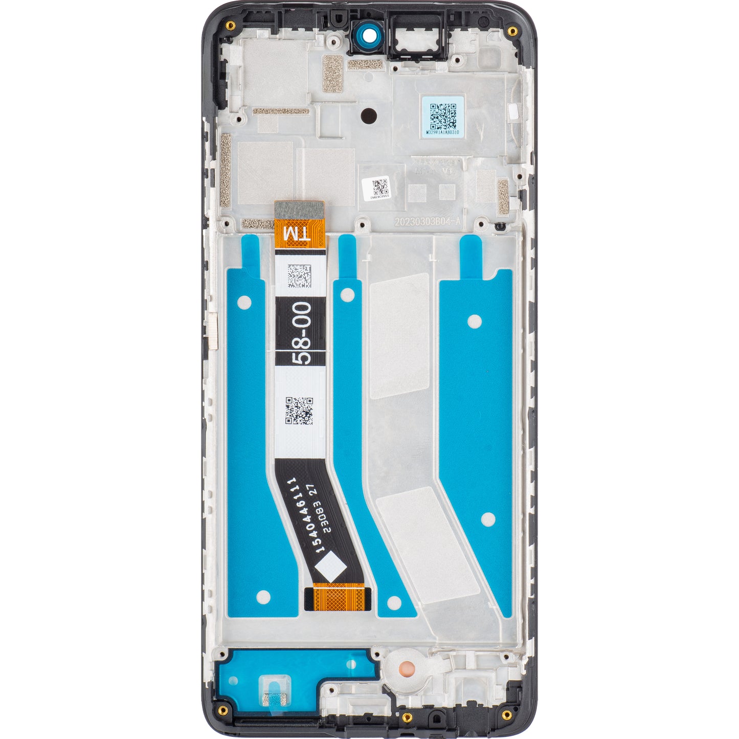 Display sa Touchscreen-om Motorola Moto G73, sa Ramom, Crni, Service Pack 5D68C22272