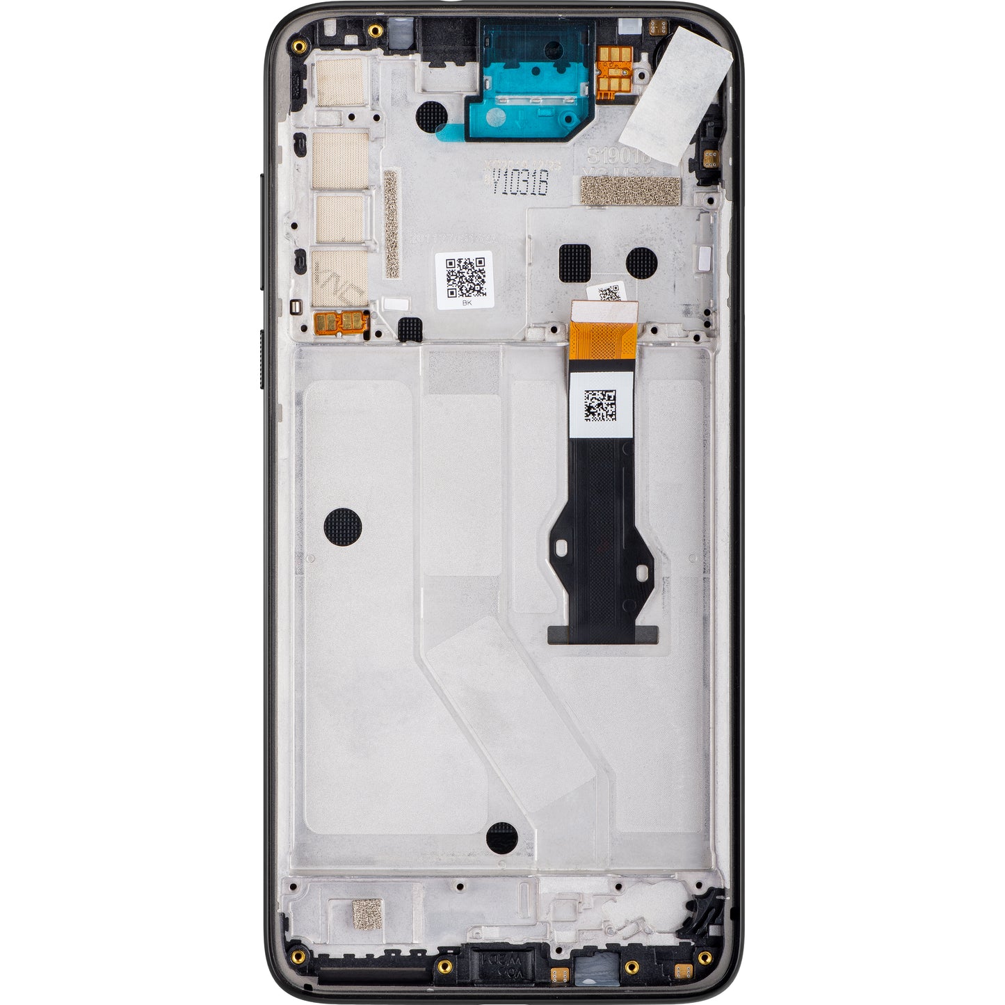 Ekran sa dodirnim ekranom Motorola Moto G8 Power, sa ramom, crni (Smoke Black), servisni paket 5D68C16142