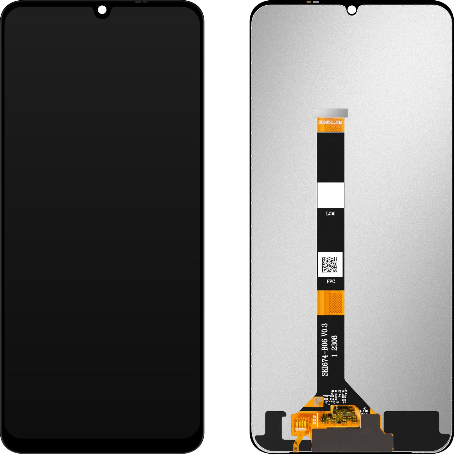 Display sa Touchscreen MP kompatibilan sa Realme C51 / C53 / Narzo N53 / Note 50