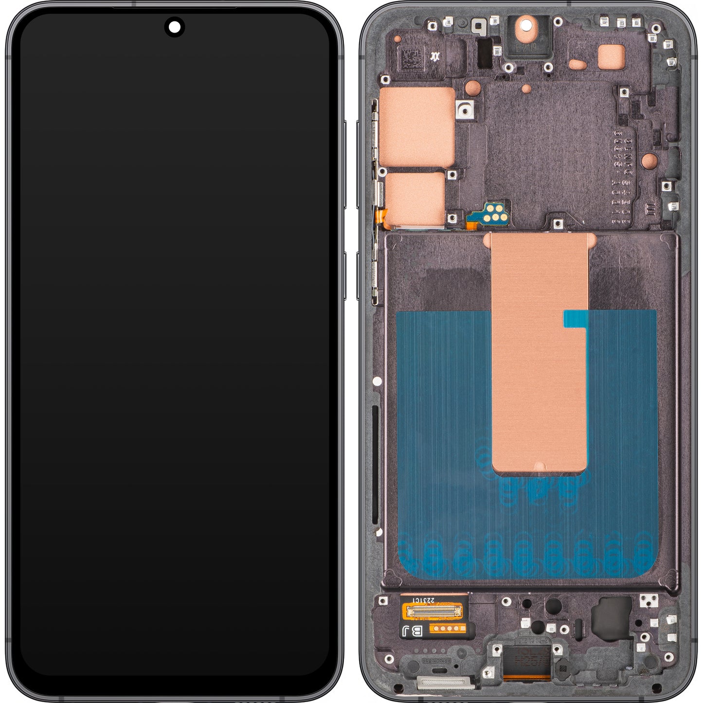 Display sa Touchscreen MP kompatibilan sa Samsung Galaxy S23+ S916, sa Ramom, Crni