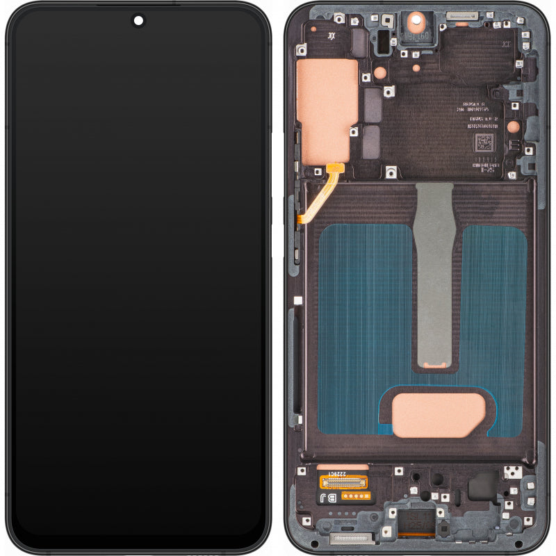 Display sa Touchscreen MP kompatibilan sa Samsung Galaxy S22+ 5G S906, sa Ramom, Crni