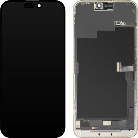 Display sa Touchscreen MP kompatibilan sa Apple iPhone 15 Pro Max, sa Ramom, OLED FHD Diagnostic verzija, Crna